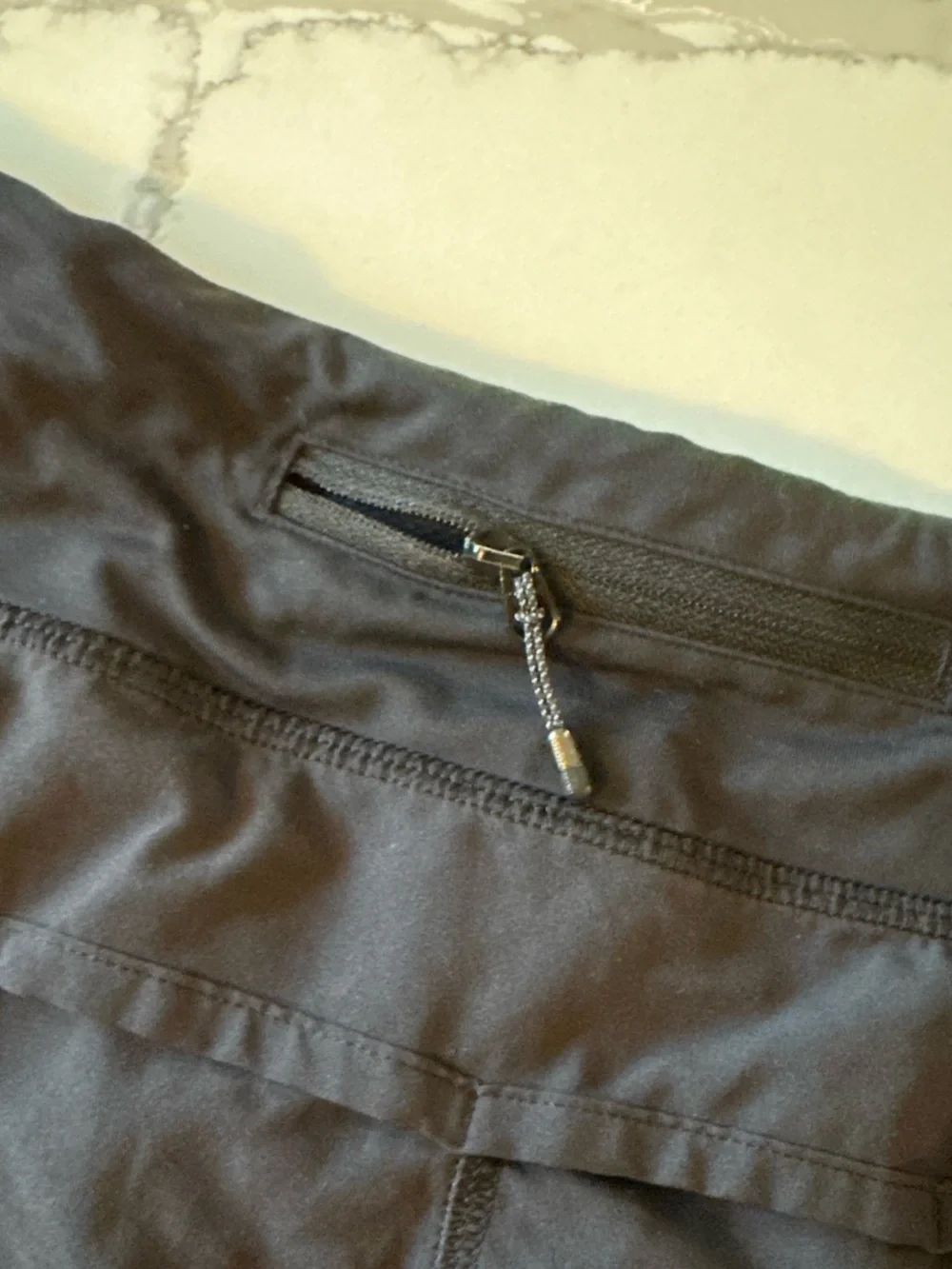 Lululemon black athletic shorts 6